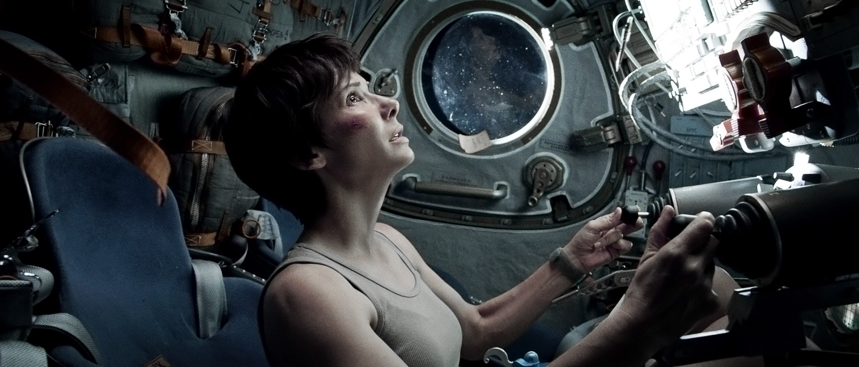 A Scene From Science-Fiction Thriller 'Gravity'