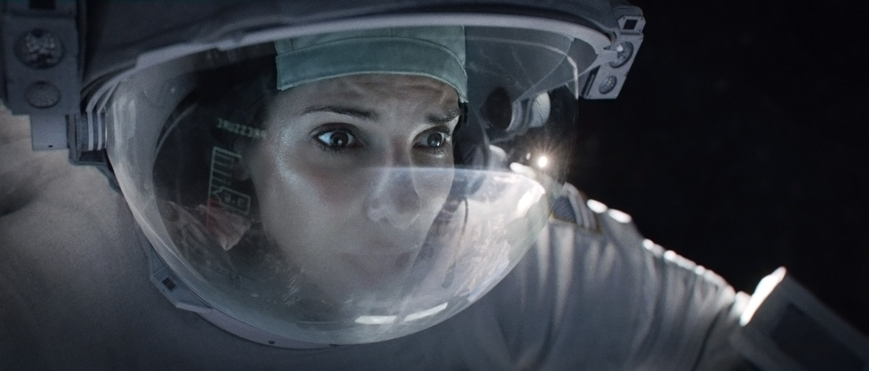 A Scene From Science-Fiction Thriller 'Gravity'