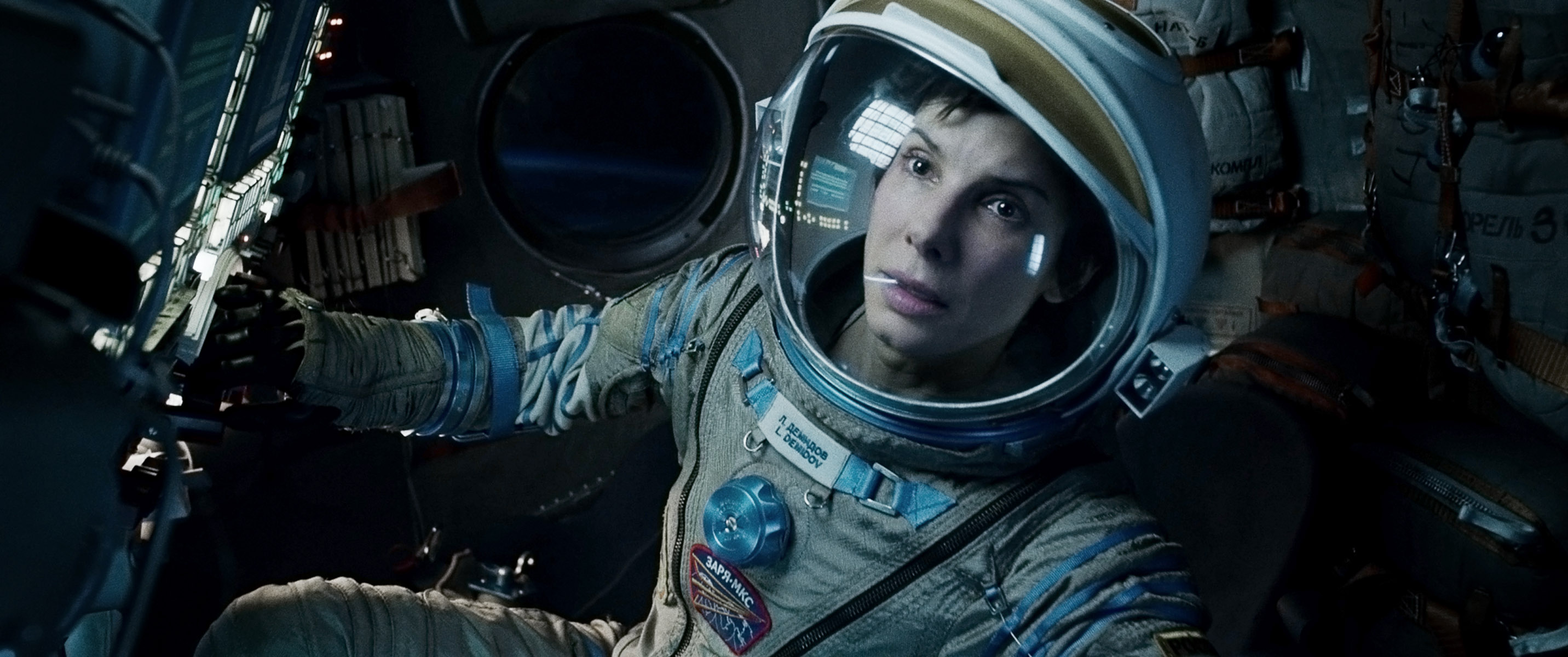 A Scene From Science-Fiction Thriller 'Gravity'