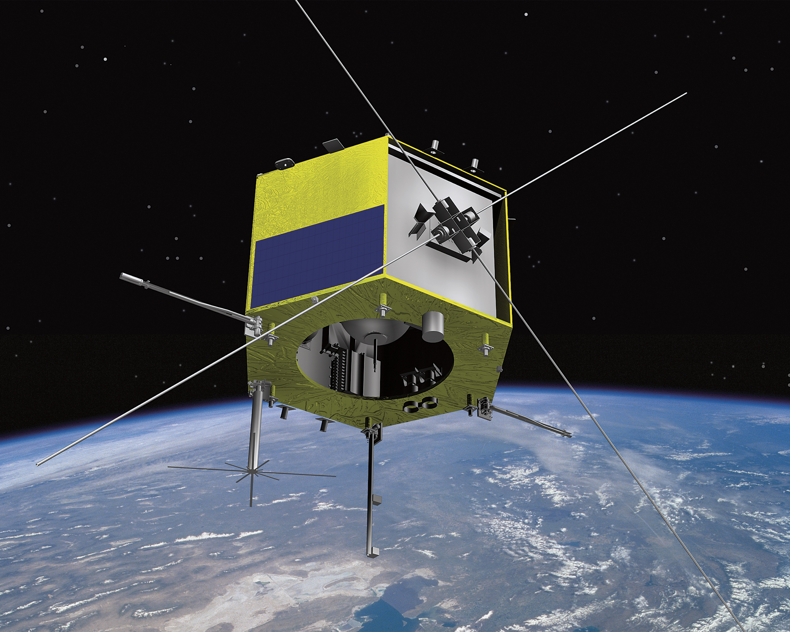 CASSIOPE Satellite Artist's Concept