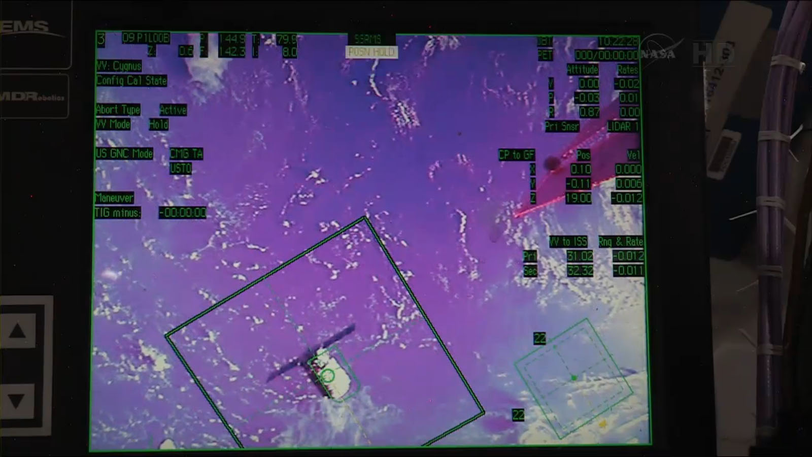 Cygnus Near Space Station: Computer View