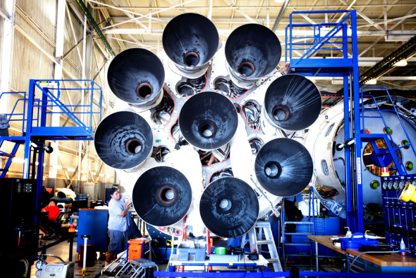 SpaceX Falcon 9 Rocket Octaweb