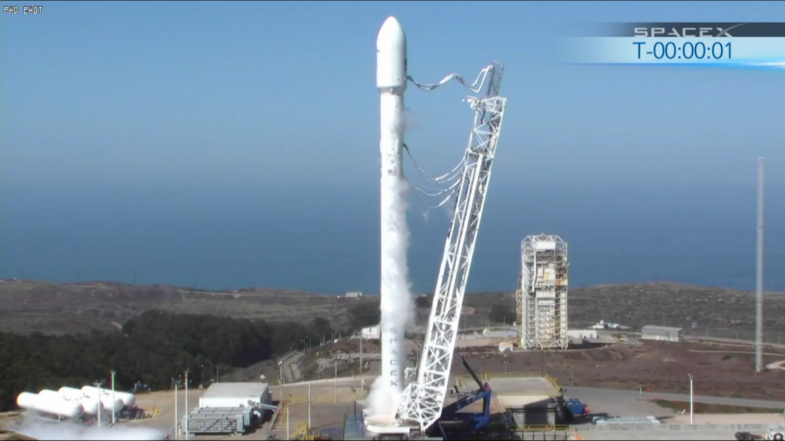 SpaceX New Falcon 9 Engine Test