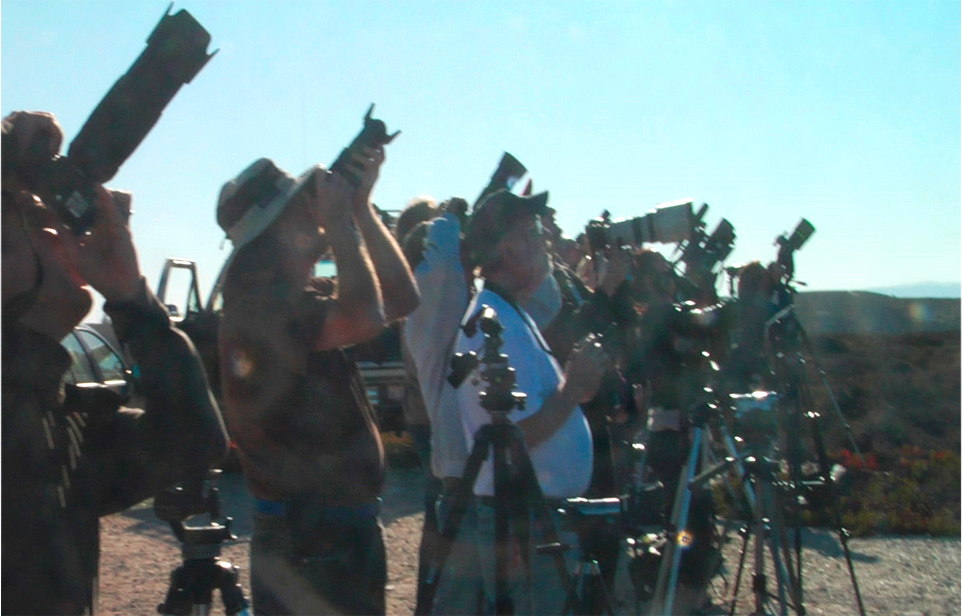Members of the Press View Falcon 9 Launch