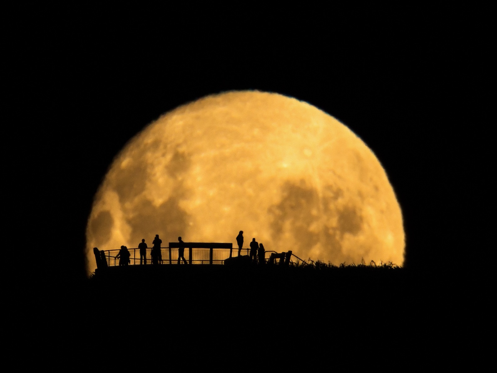 Moon Silhouettes by Mark Gee