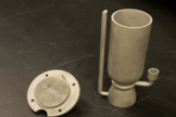 Tri-D is a 3D-printed third-stage rocket engine. It is just 7 inches long and is designed for a CubeSat launcher.
