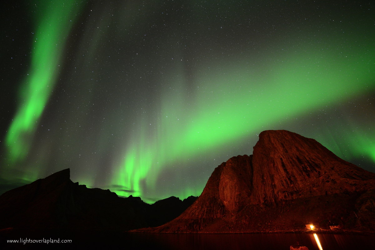 Aurora Over Norway's Lofoten Archipelago #1