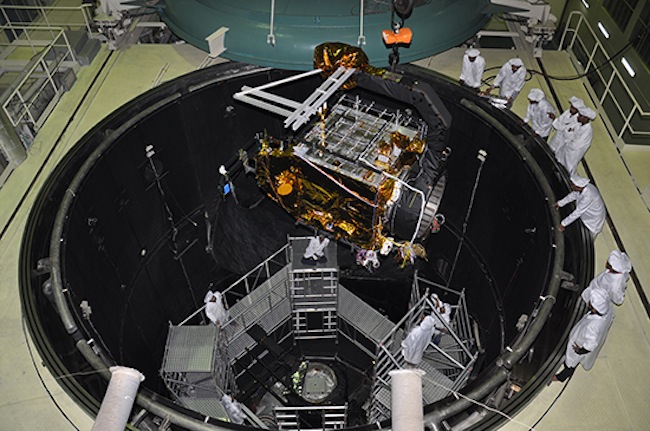 Mars Orbiter Mission Spacecraft Thermo Vacuum Test
