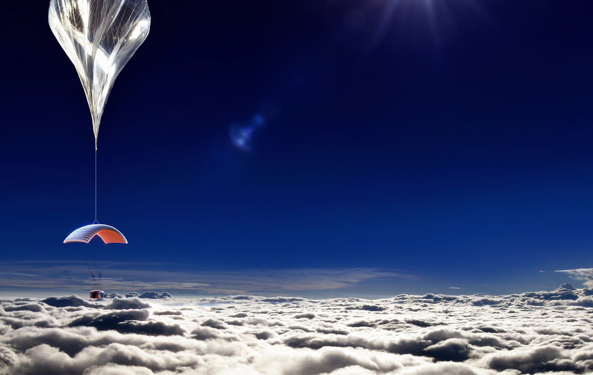World View Enterprises Balloon Above the Clouds