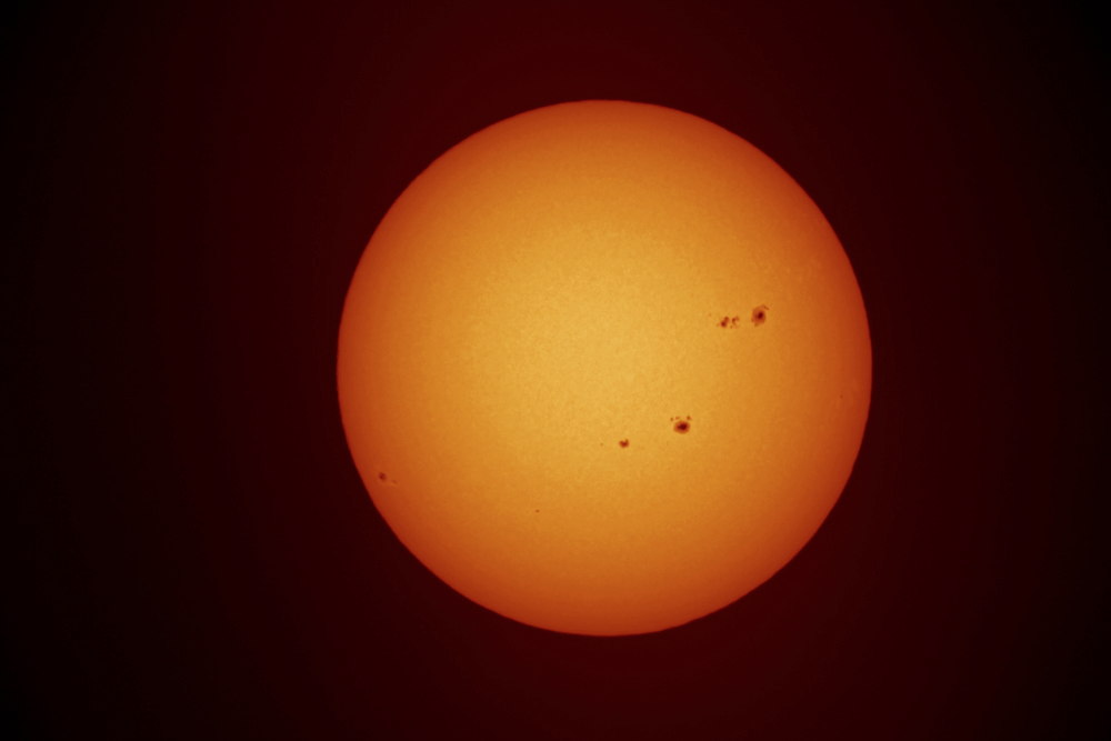 Sunspots on Oct. 25, 2013