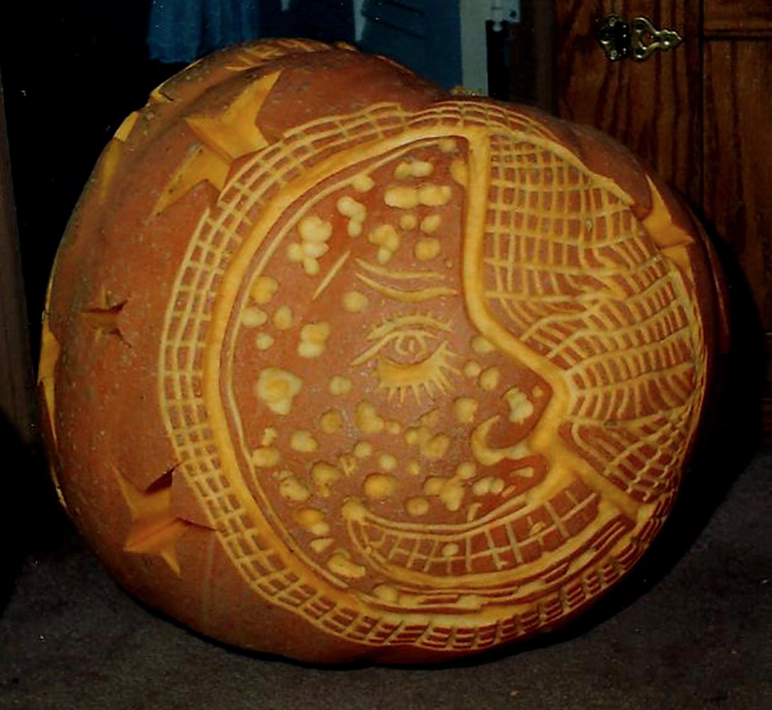 The Moon 'Astropumpkin'
