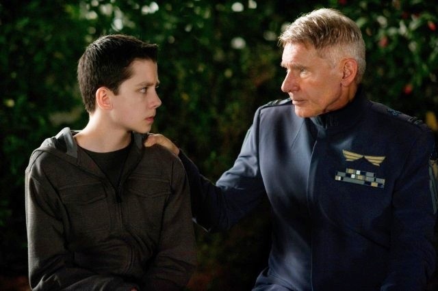Butterfield and Ford in ‘Ender's Game’ Movie Still