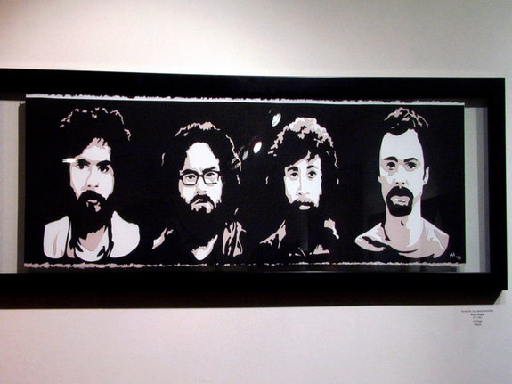 One of the more popular works was this Beatles interpretation by Megan Hughes entitled "The Electric Can Opener Fluctuation."