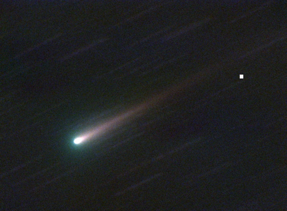 True Color Image of Comet iSON