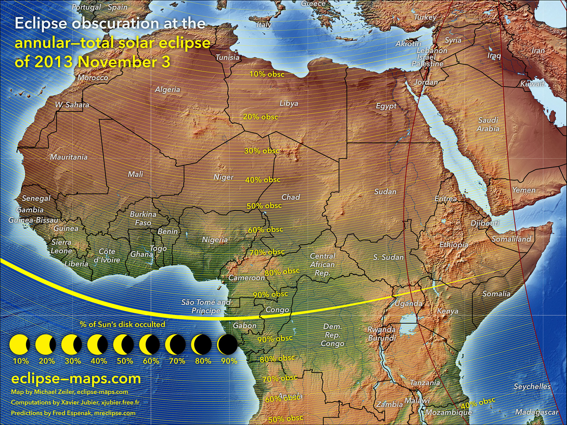 Nov. 3 Solar Eclipse: Africa Visibility