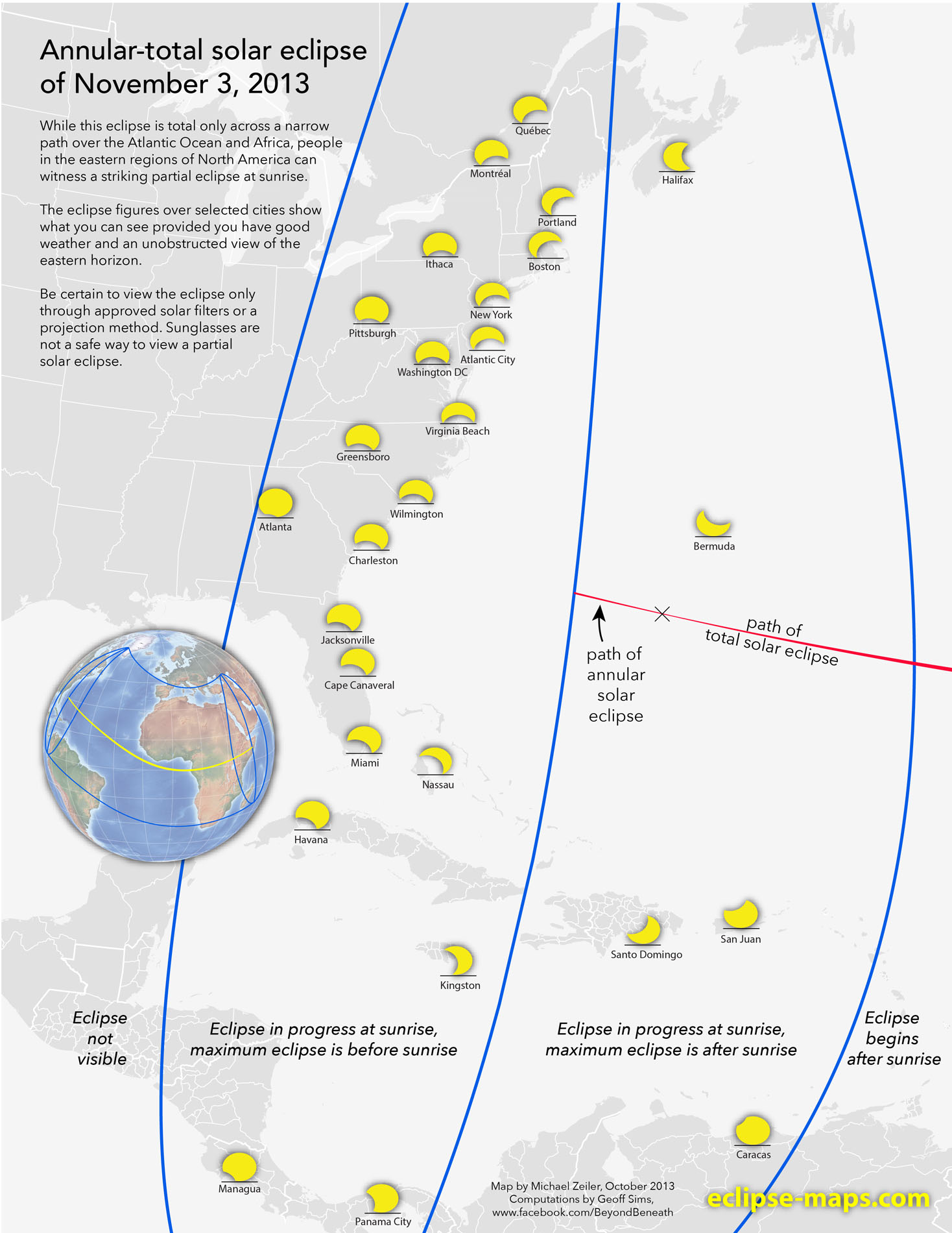 Partial Solar Eclipse Views: Nov. 3 2013