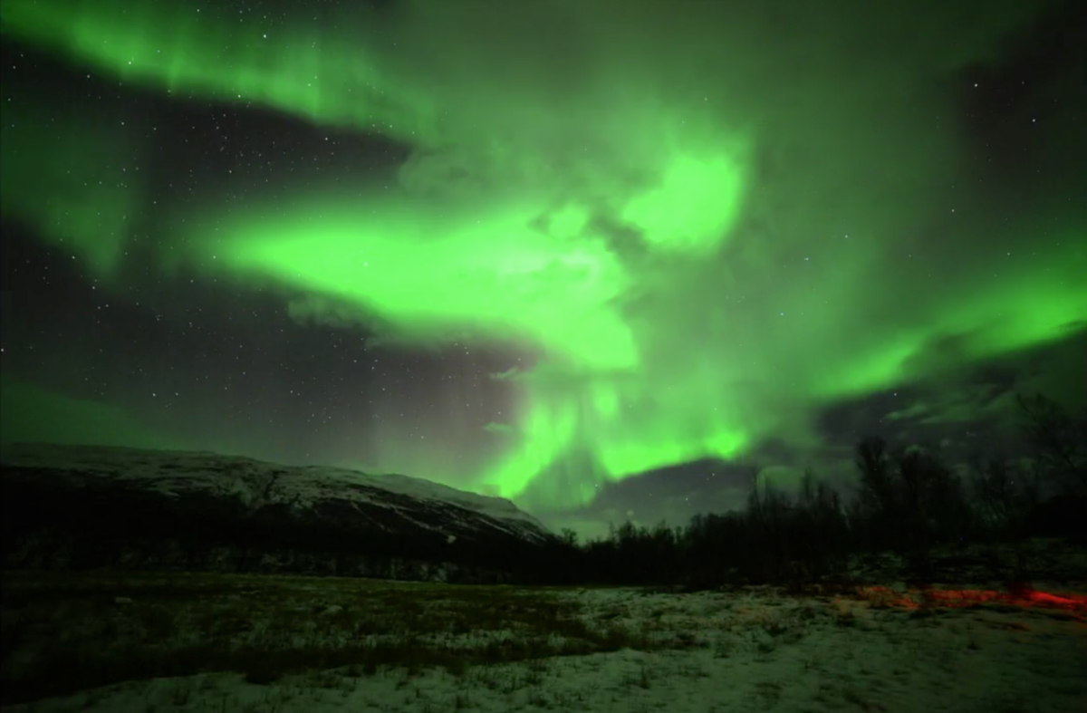 Halloween Aurora in Sweden