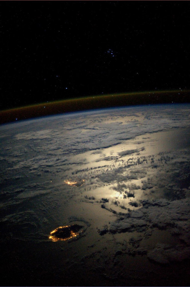 The Seven Sisters by Astronaut Nyberg