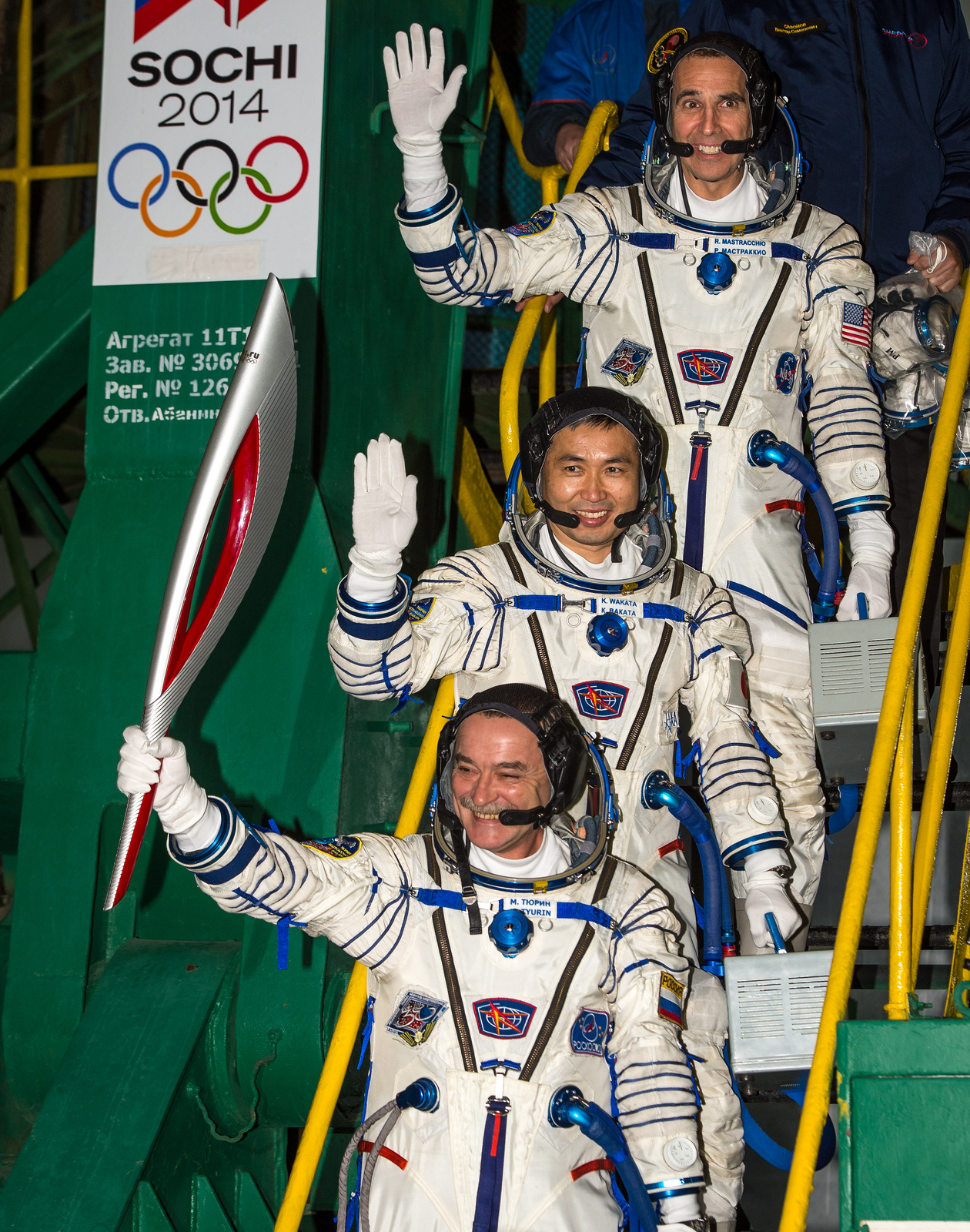 Olympic Torch, Space Station Crew Ready to Launch