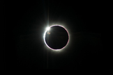The diamond ring phase of the 2013 total solar eclipse.
