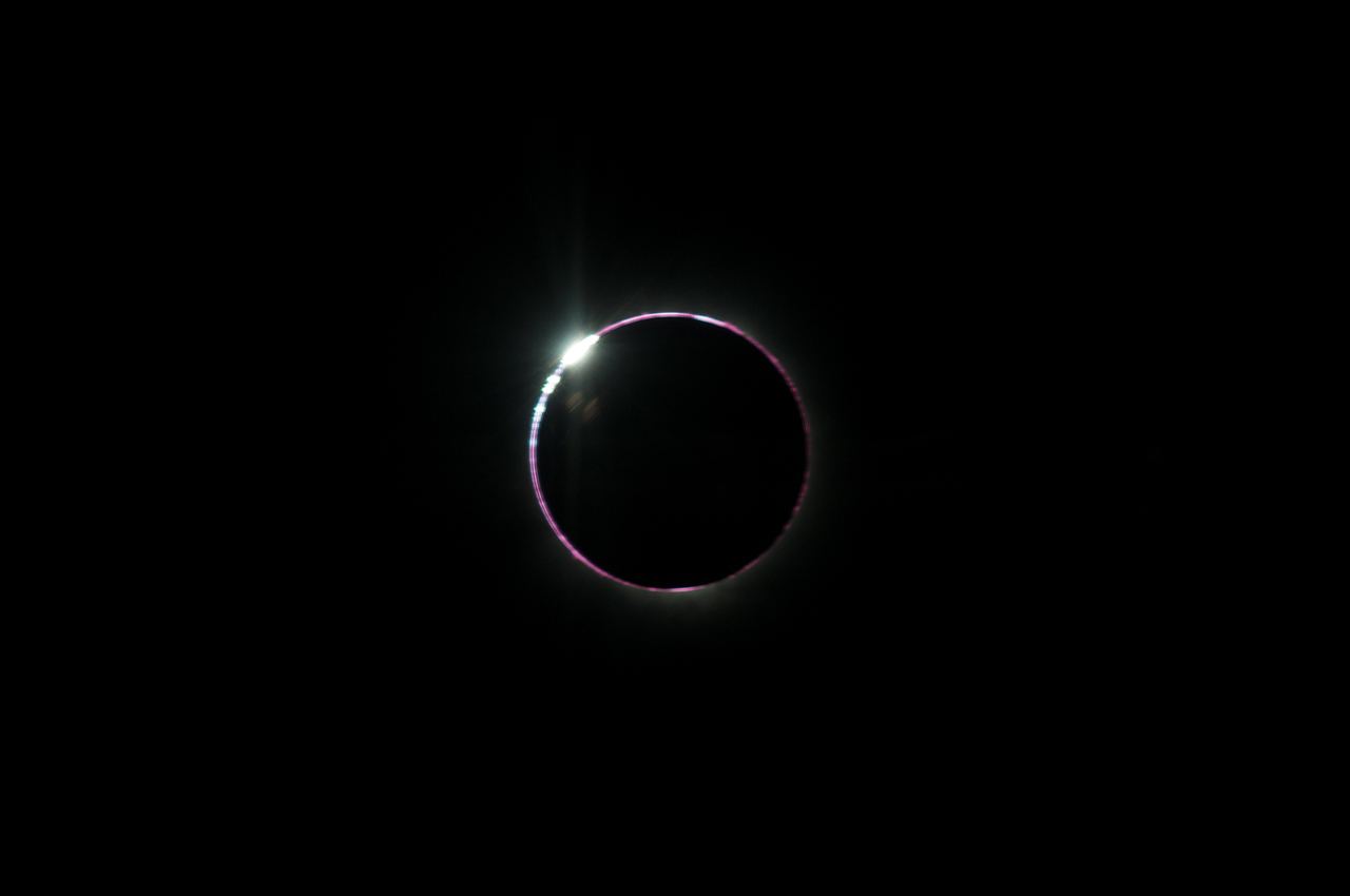Diamond Ring and Bailey’s Beads Portion of Total Eclipse
