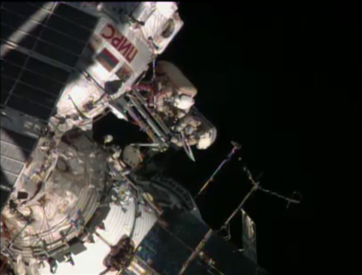 Passing the Olympic Torch in Space
