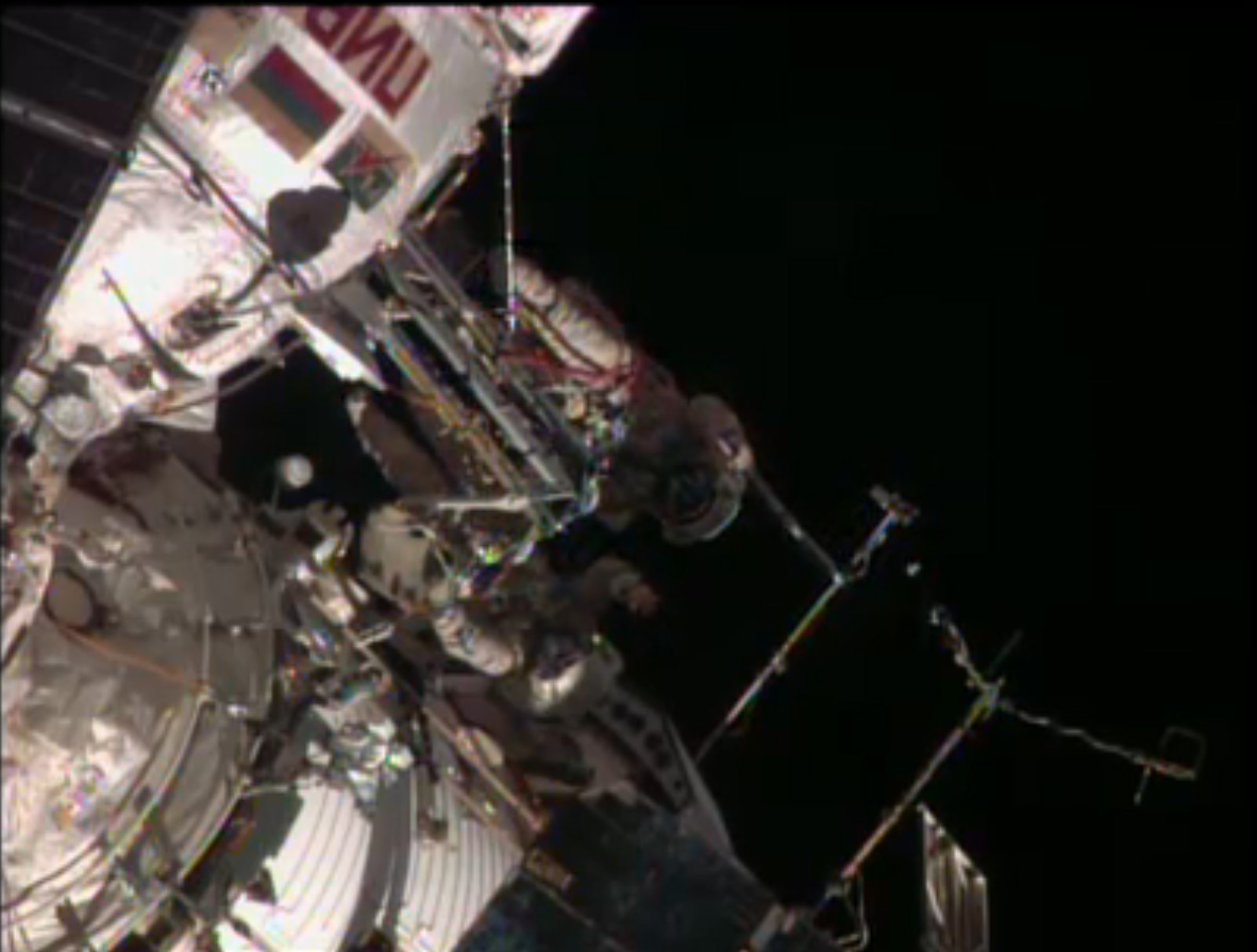Passing the Olympic Torch in Space