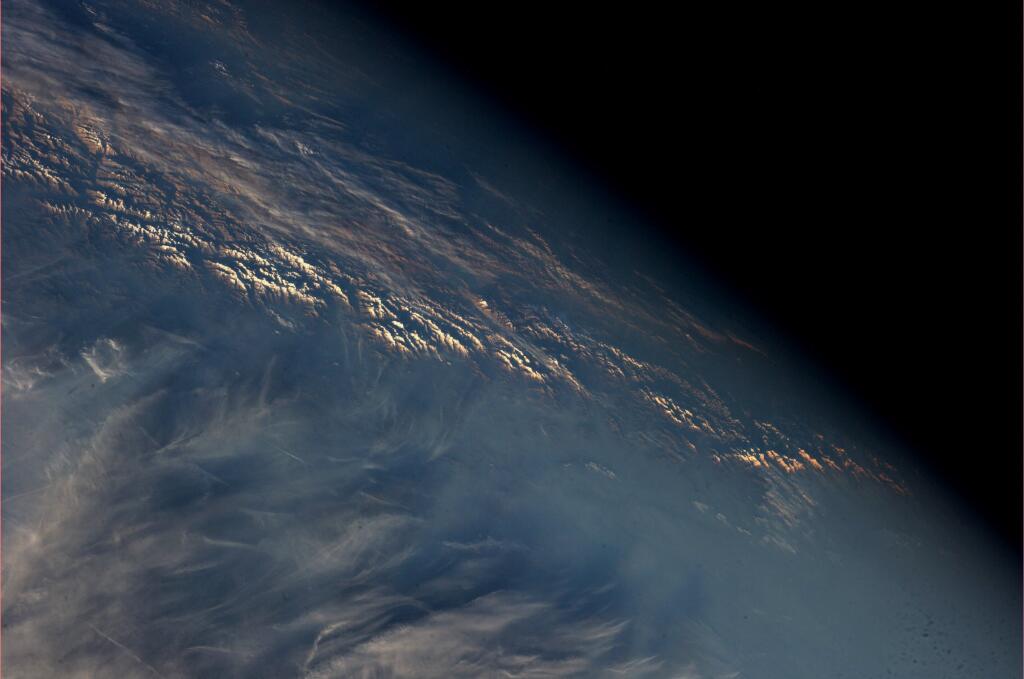 Karen Nyberg: Dusk Settles on Himalayas