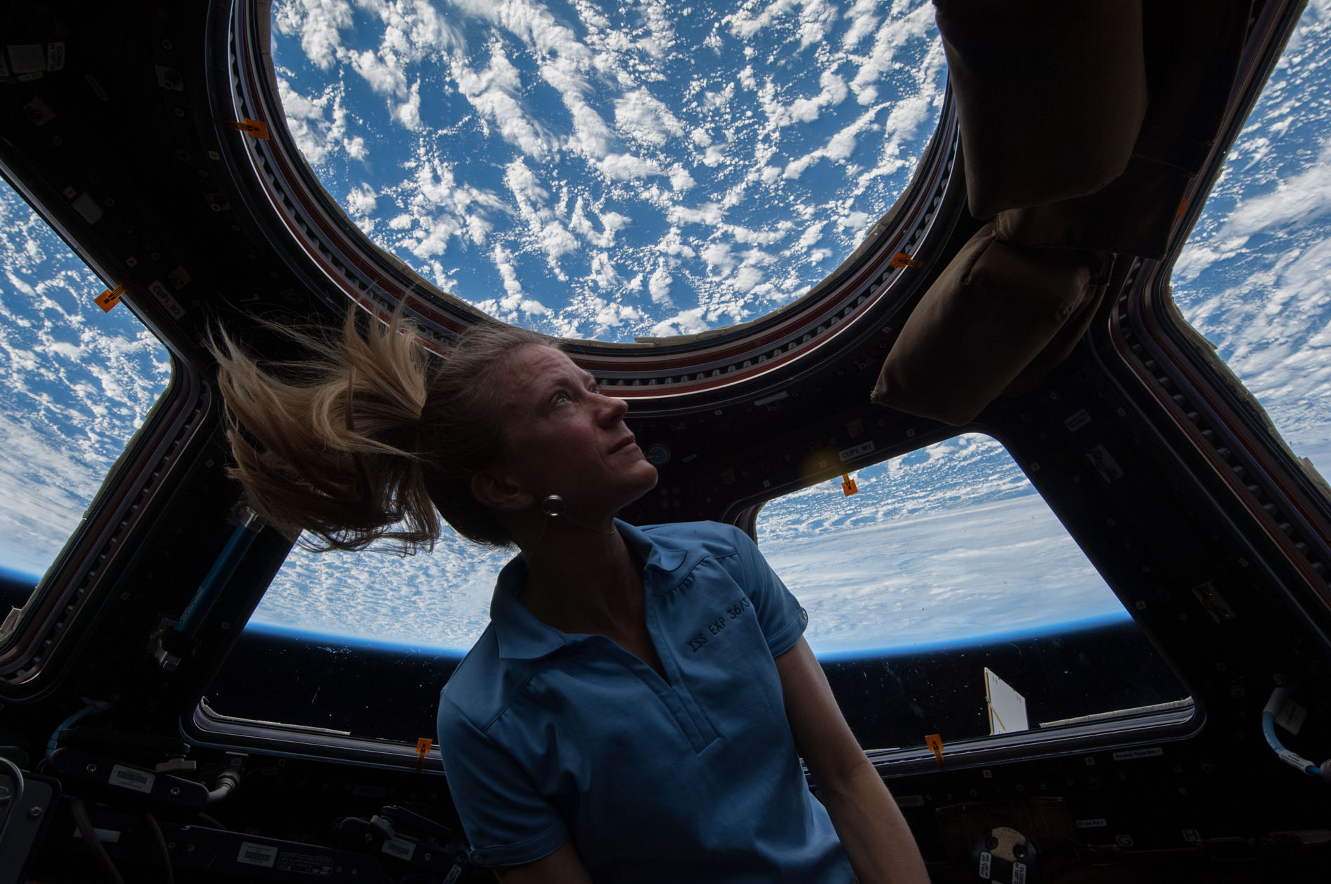 Astronaut Karen Nyberg in Space