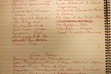 List of titles that Carl Sagan planned to read during one of his semesters at the University of Chicago.