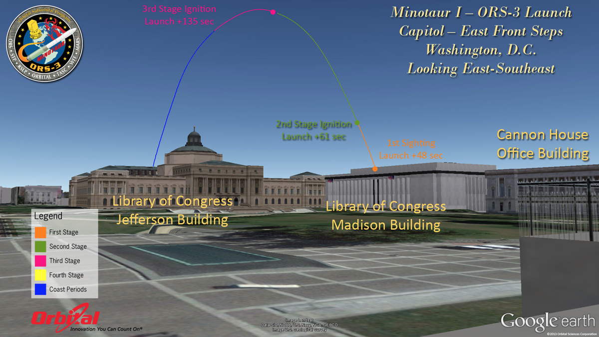 How to See the ORS-3 Launch at the U.S. Capitol Building
