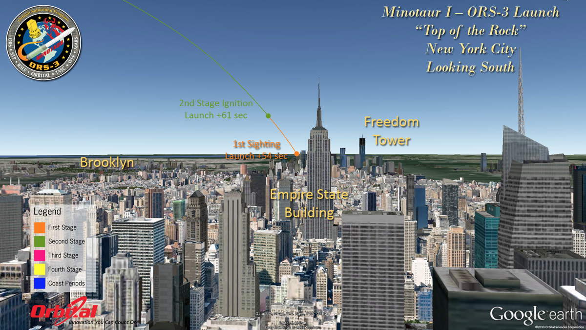 How to See the ORS-3 Launch at Rockefeller Center, NY