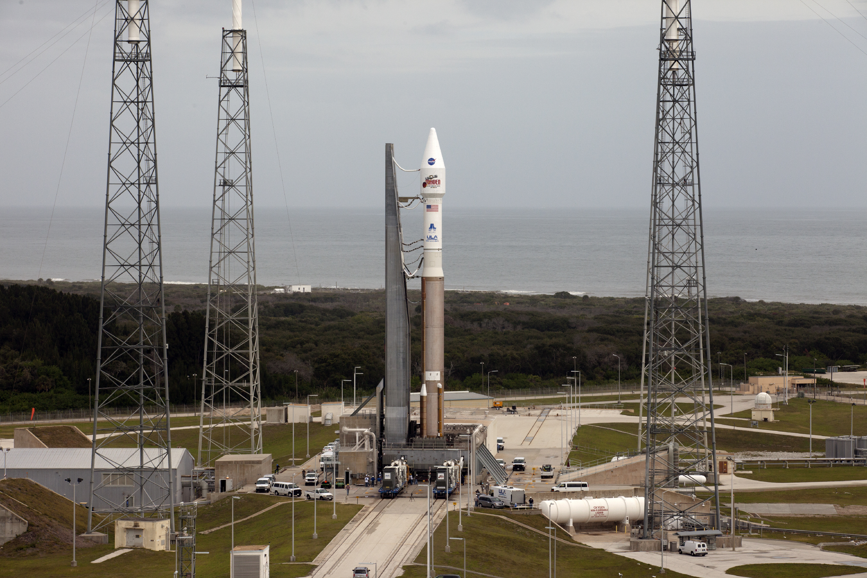 NASA MAVEN Probe at Launch Pad