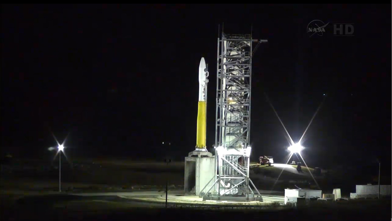 Night Launch Pad View: Minotaur 1