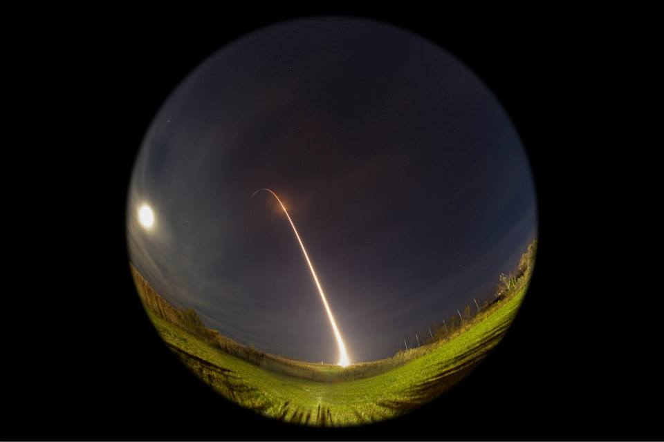 Minotaur 1 Rocket Streak: Nov. 19, 2013