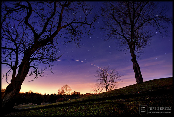 Photographer <a href="http://www.jeffberkesphotography.com/">Jeff Berkes </a> captured this amazing long-exposure view of a Minotaur 1 rocket launch as seen from Southeastern, Pa., of Nov. 19, 2013. The rocket launched from NASA's Wallops Flight Facility on Wallops Island, Va., carrying 29 satellites for the U.S. Air Force's ORS-3 mission and was visible to millions of observers along the U.S. East Coast.