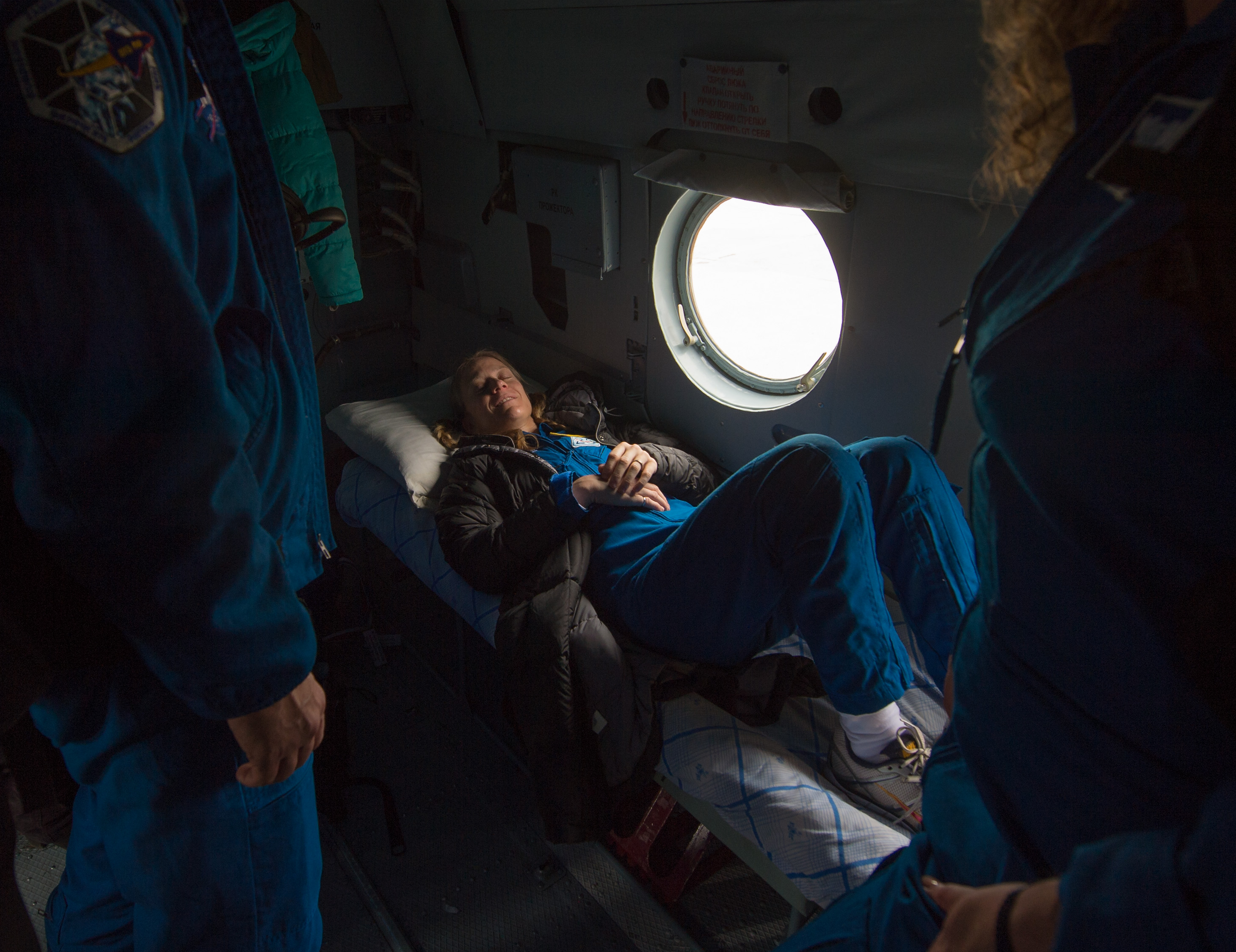 Olympic Torch Back on Earth: Karen Nyberg Rests