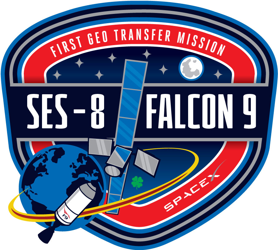 SpaceX SES-8 Mission Patch