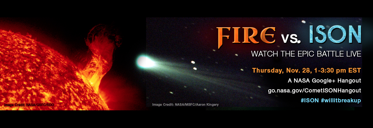 NASA Comet ISON webcast