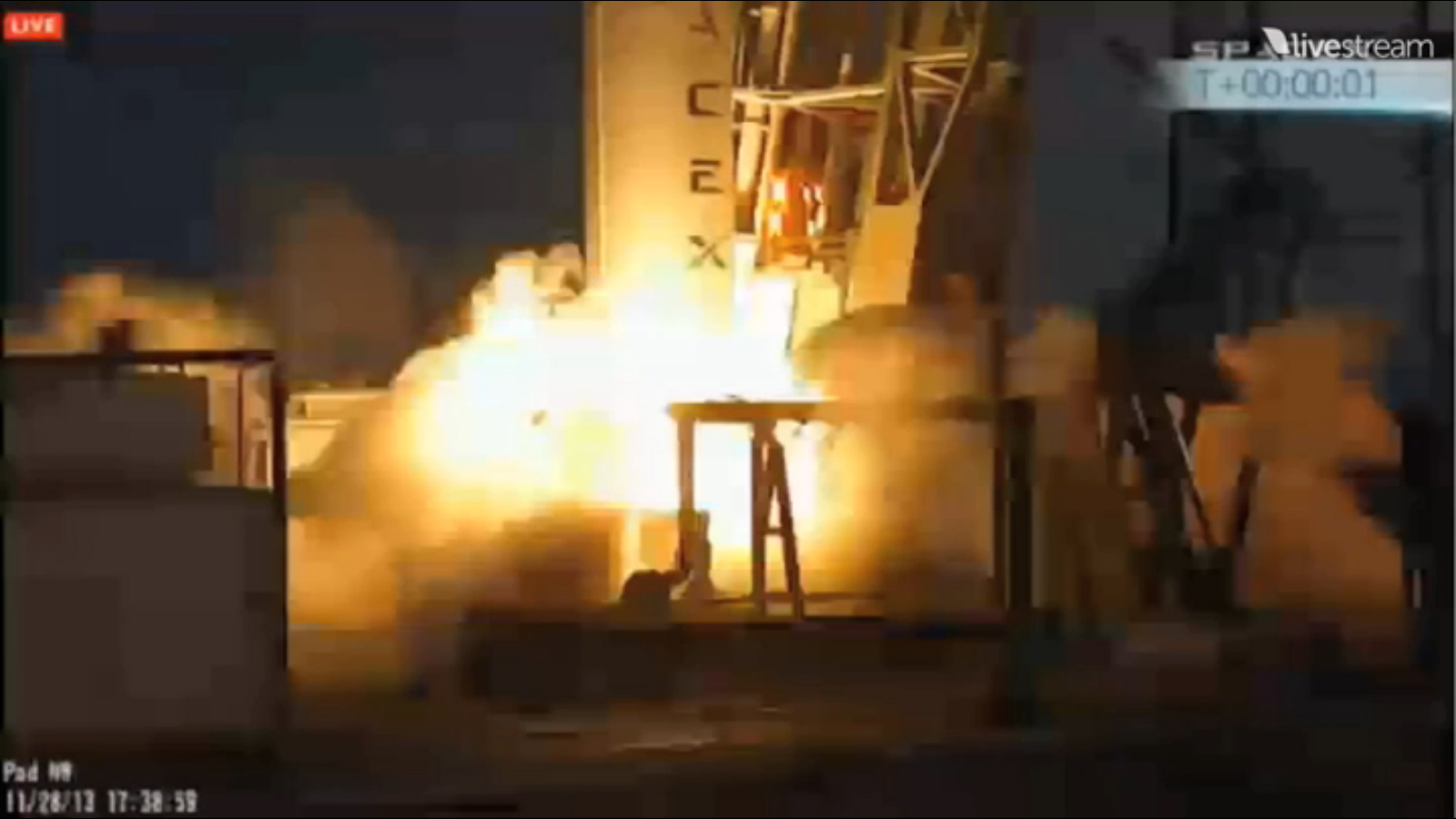 SpaceX Falcon 9 Rocket Abort