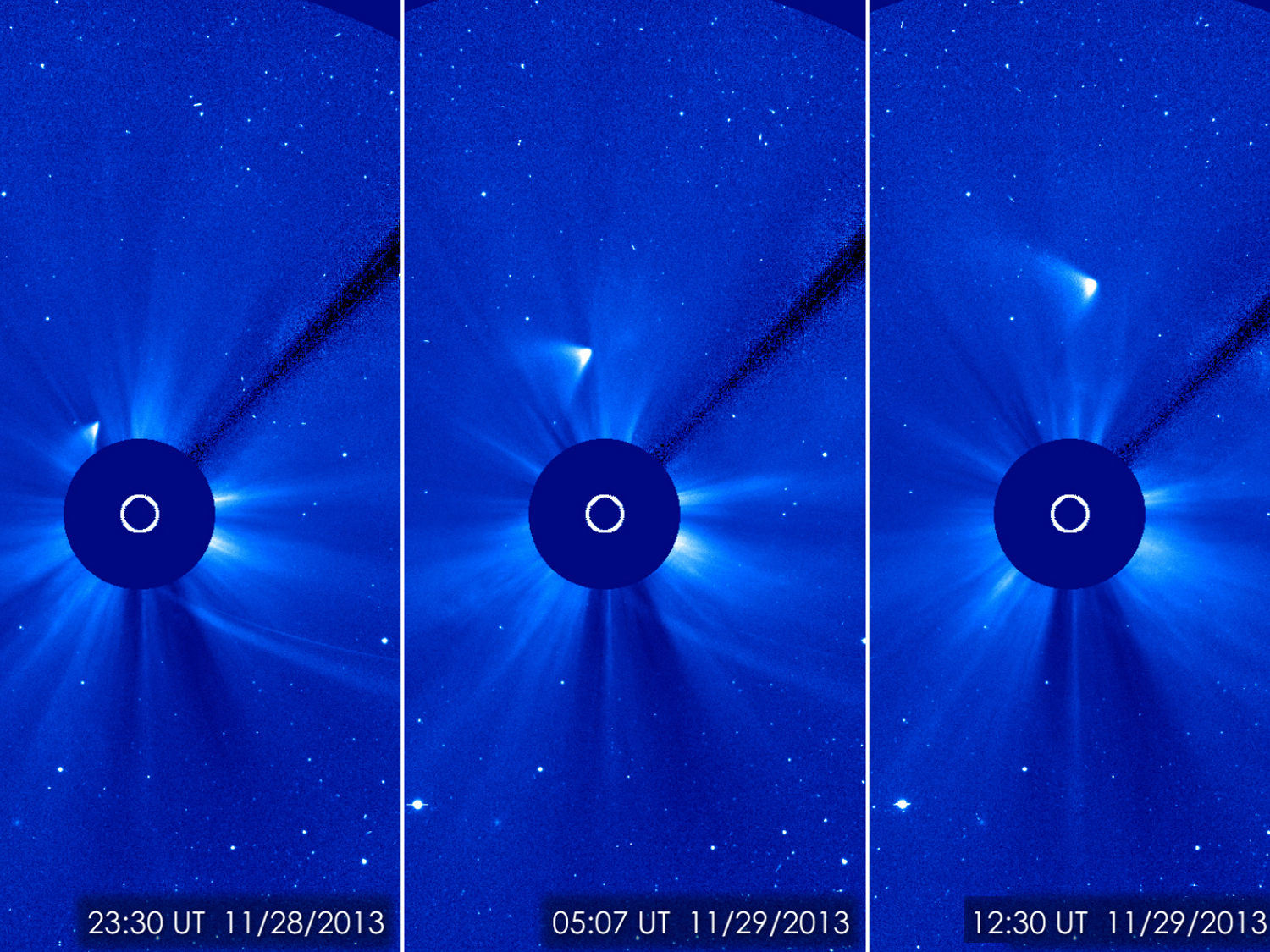 Comet ISON Survives Sun Flyby