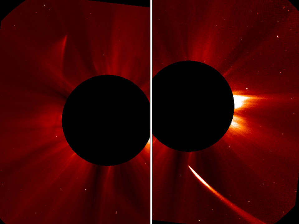 Comet ISON Survives Sun Flyby?
