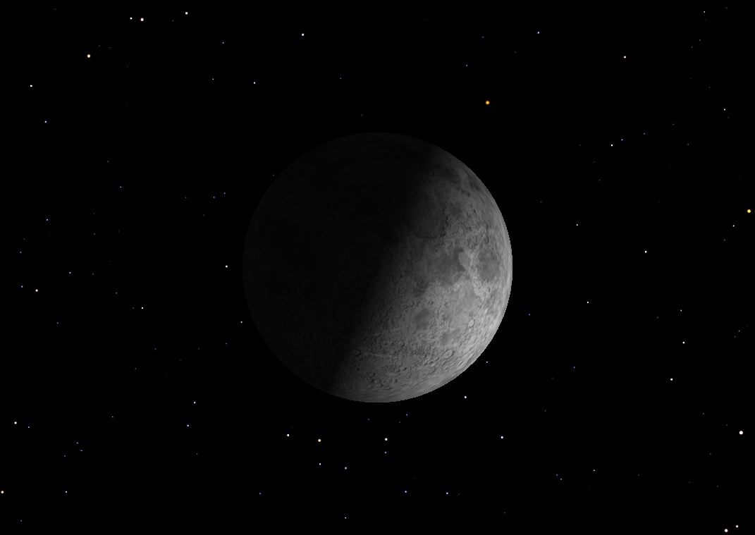 First Quarter Moon, December 2013
