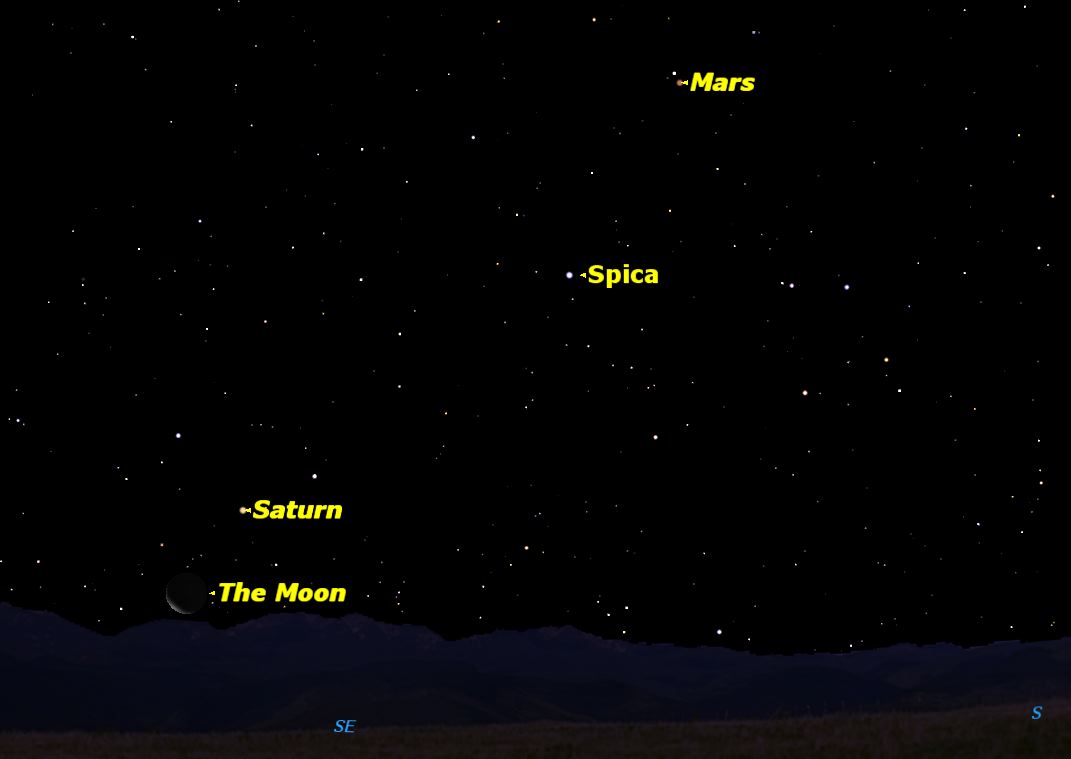 The Moon Goes Visiting, Dec. 29, 2013