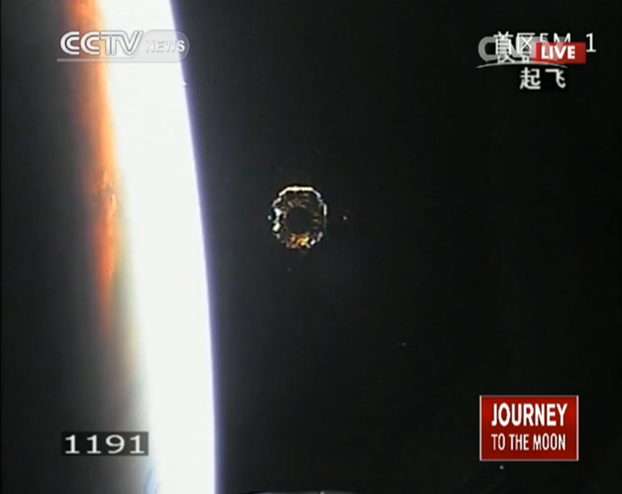 China's Chang'e 3 Spacecraft Separation