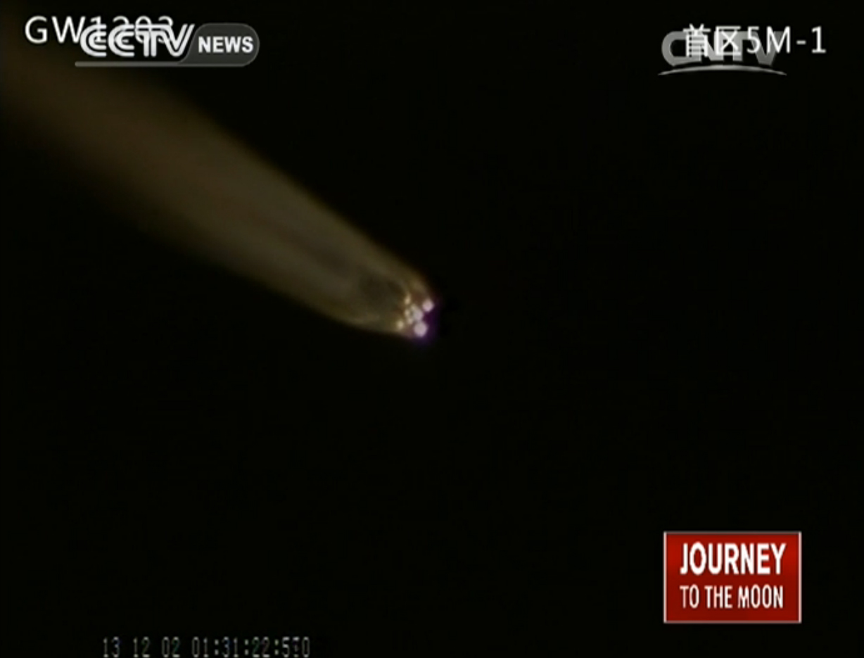 China's Chang'e 3 Moon Rover Mission: Ascent