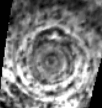 Hexagon in Silhouette, Polar View