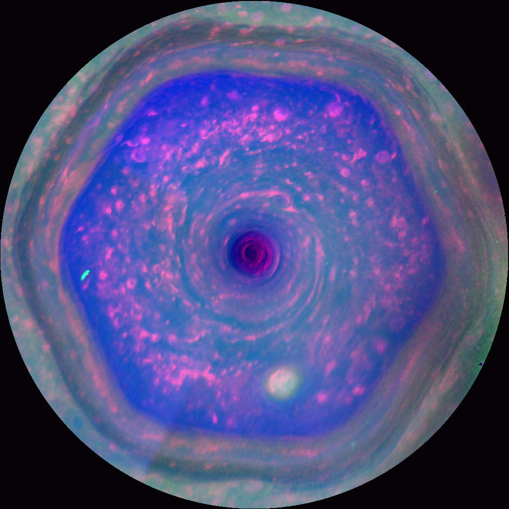 In Full View: Saturn's Streaming Hexagon