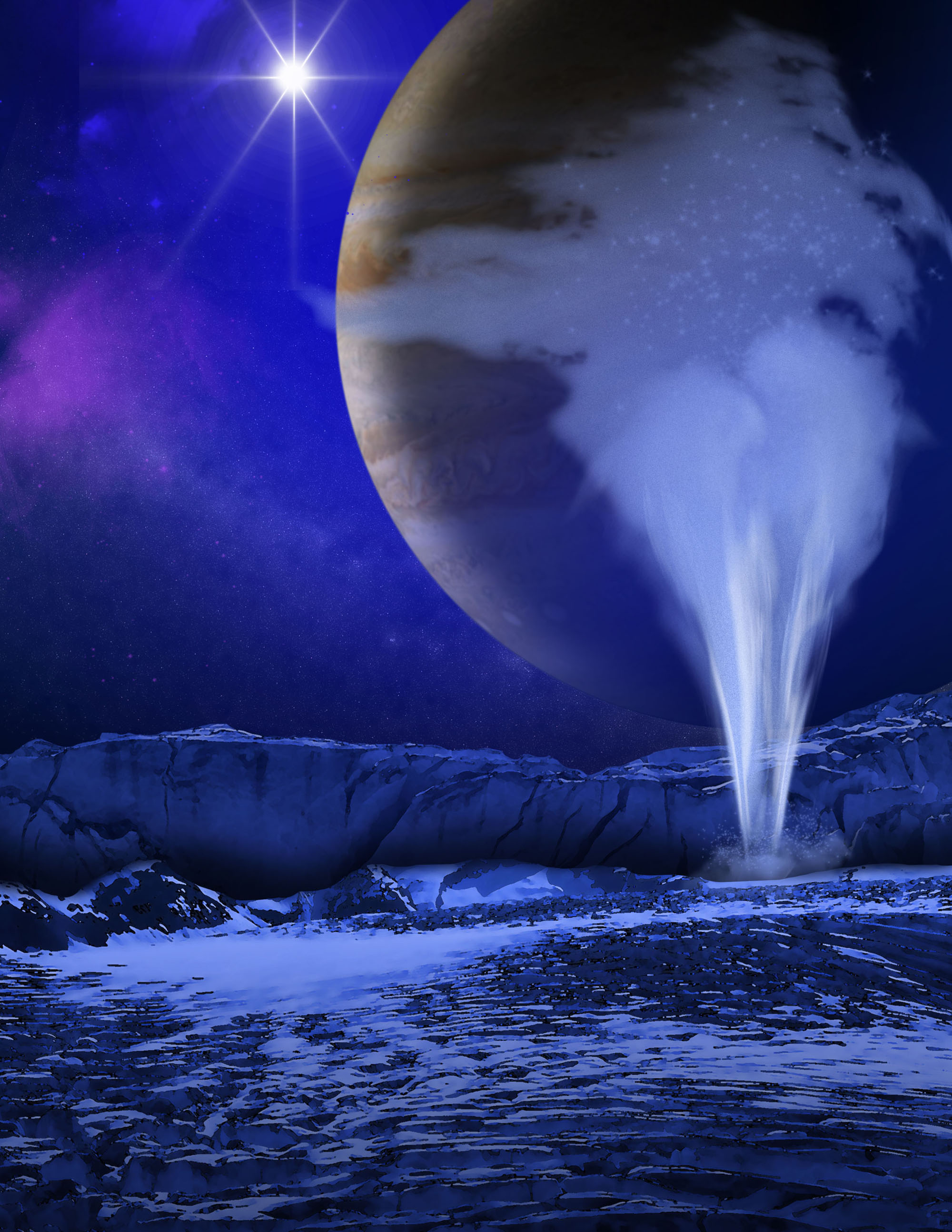 Image result for europa water spout