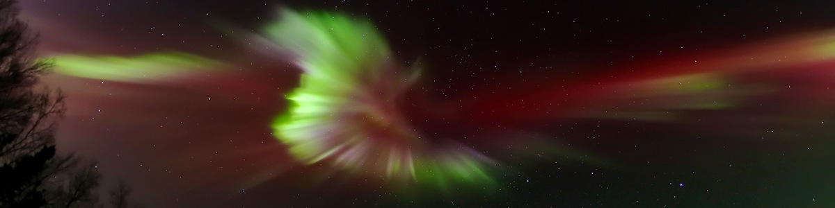 Aurora Dances Over Alaska by LeRoy Zimmerman